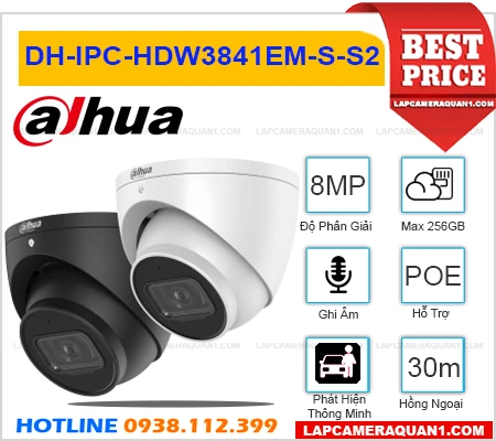 Camera Dahua DH-IPC-HDW3841EM-S-S2 (8MP), camera quan sát DH-IPC-HDW3841EM-S-S2, lắp camera DH-IPC-HDW3841EM-S-S2 giá rẻ, camera DH-IPC-HDW3841EM-S-S2 chính hãng, lắp đặt camera DH-IPC-HDW3841EM-S-S2, camera ghi âm DH-IPC-HDW3841EM-S-S2, camera DH-IPC-HDW3841EM-S-S2 sắc nét,