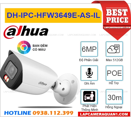 Camera Ghi Âm DH-IPC-HFW3649E-AS-IL (6MP), camera quan sát DH-IPC-HFW3649E-AS-IL, lắp camera DH-IPC-HFW3649E-AS-IL giá rẻ, lắp đặt camera DH-IPC-HFW3649E-AS-IL, camera dahua DH-IPC-HFW3649E-AS-IL, camera DH-IPC-HFW3649E-AS-IL giá rẻ, camera chính hãng DH-IPC-HFW3649E-AS-IL,