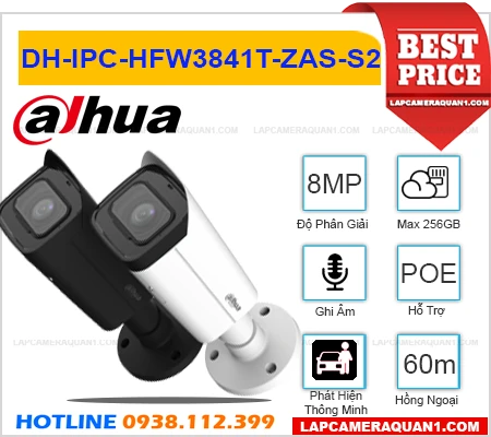 Camera IP Dahua DH-IPC-HFW3841T-ZAS-S2 (8MP), camera quan sát DH-IPC-HFW3841T-ZAS-S2, lắp camera DH-IPC-HFW3841T-ZAS-S2 giá rẻ, camera dahua DH-IPC-HFW3841T-ZAS-S2, camera ghi âm DH-IPC-HFW3841T-ZAS-S2, camera ngoài trời DH-IPC-HFW3841T-ZAS-S2, DH-IPC-HFW3841T-ZAS-S2,