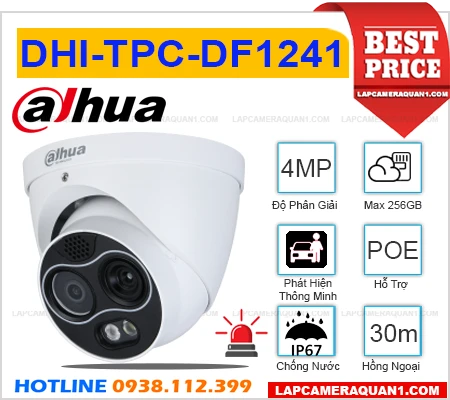 Lắp đặt camera DHI-TPC-DF1241 Camera Nhiệt Dahua (4MP)
