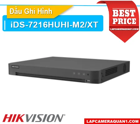 Lắp đặt camera Đầu Ghi Hình Camera iDS-7216HUHI-M2/XT 16 Kênh