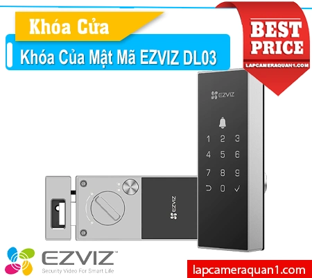 Lắp đặt camera Khóa Cửa Mật Khẩu EZVIZ DL03