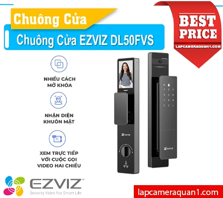 Lắp đặt camera Khóa Cửa Thông Minh EZVIZ DL50FVS