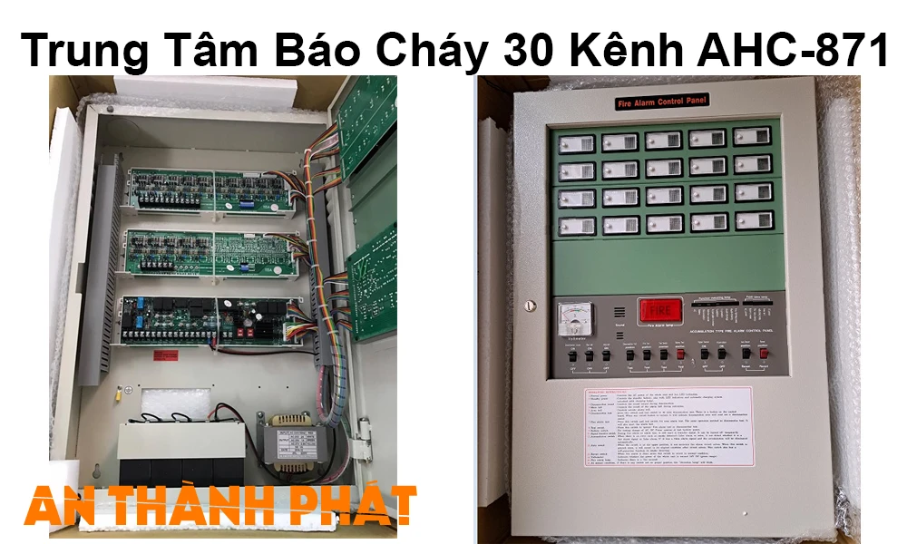Trung Tâm Báo Cháy 30 Kênh AHC-871