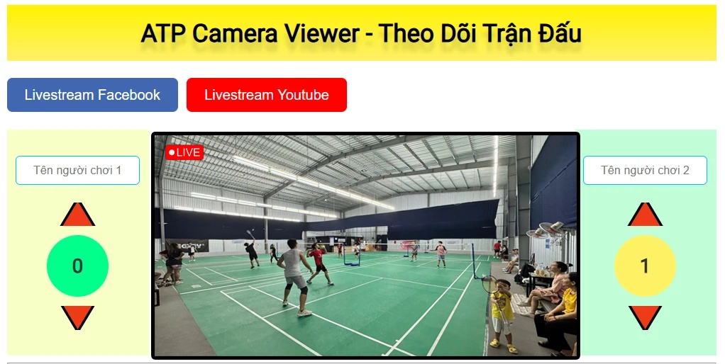 Bảng Điểm Camera Livestream Check Var Cầu Long