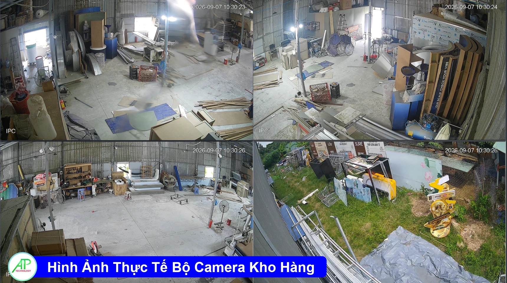 hình ảnh thực tế của camera kho hành nổi bật 