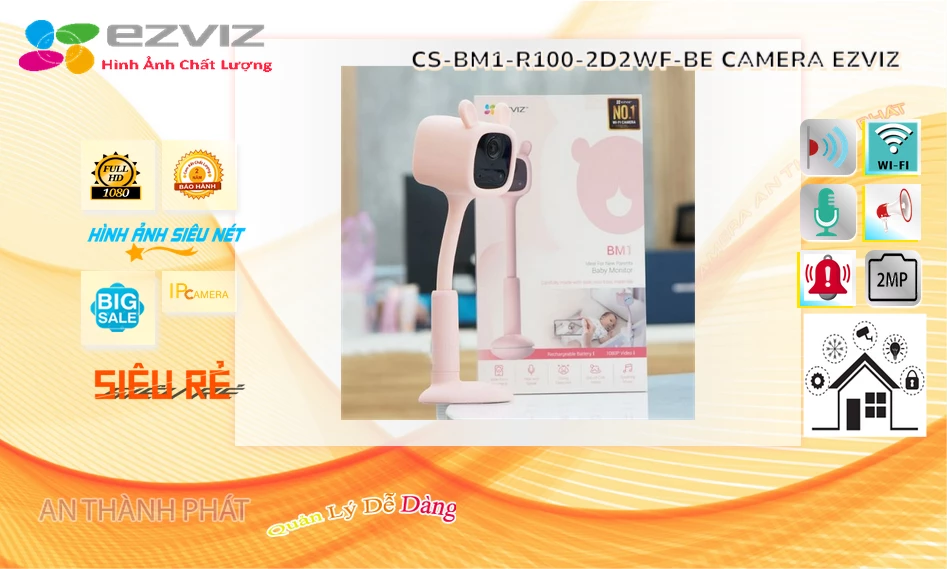 CS-BM1-R100-2D2WF-Be Camera An Ninh Sắt Nét ❇
