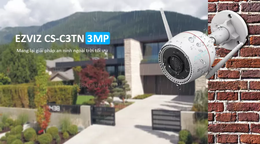 CS-C3TN 3MP camera wifi Ezviz ngoài trời giá rẻ