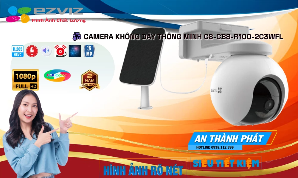 Camera Ezviz Dùng Pin CS-CB8-R100-2C3WFL