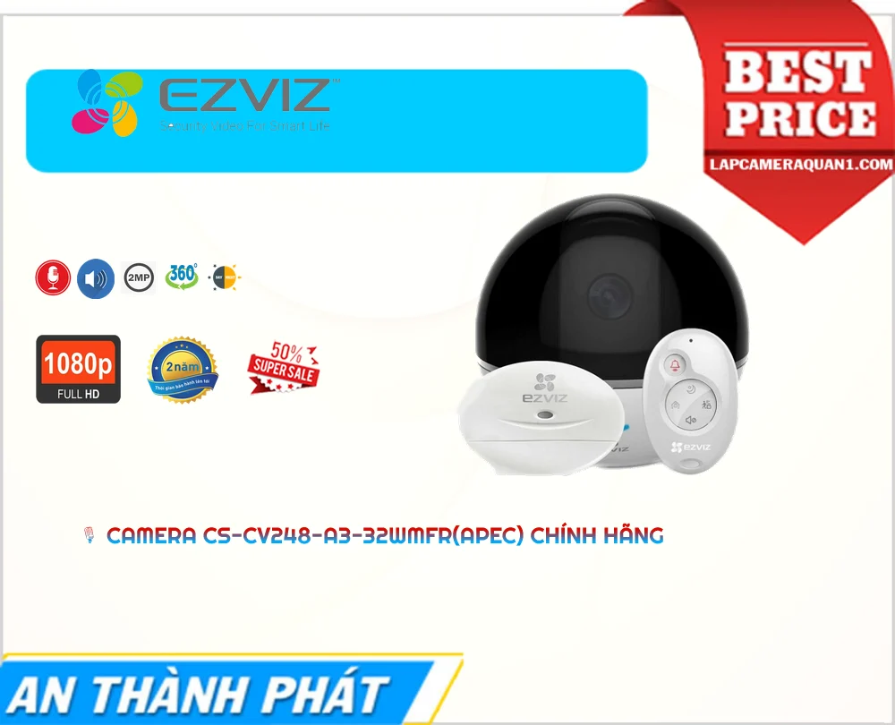 CS-CV248-A3-32WMFR(APEC) sắc nét Wifi Ezviz