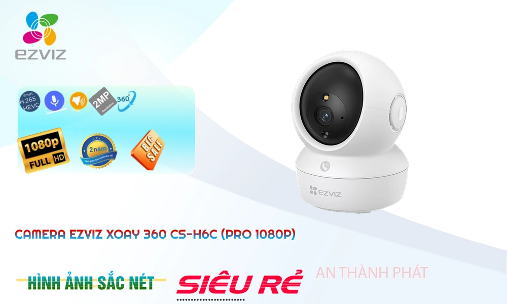 CS-H6c (Pro 1080P) Camera Wifi Ezviz Giá rẻ