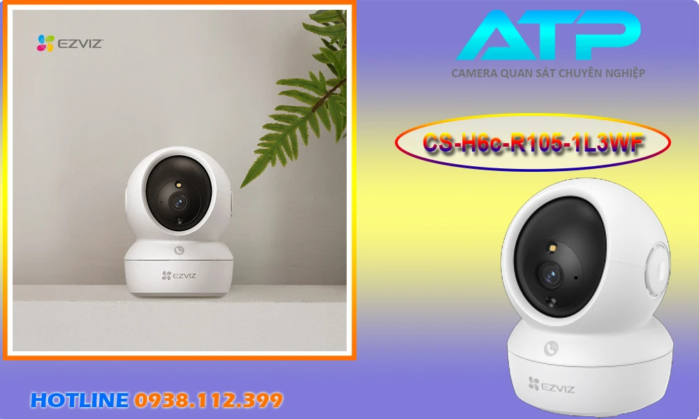 Camera Wifi Ezviz CS-H6c-R105-1L3WF 3.0MP Camera Wifi Ezviz CS-H6c-R105-1L3WF 3.0MP