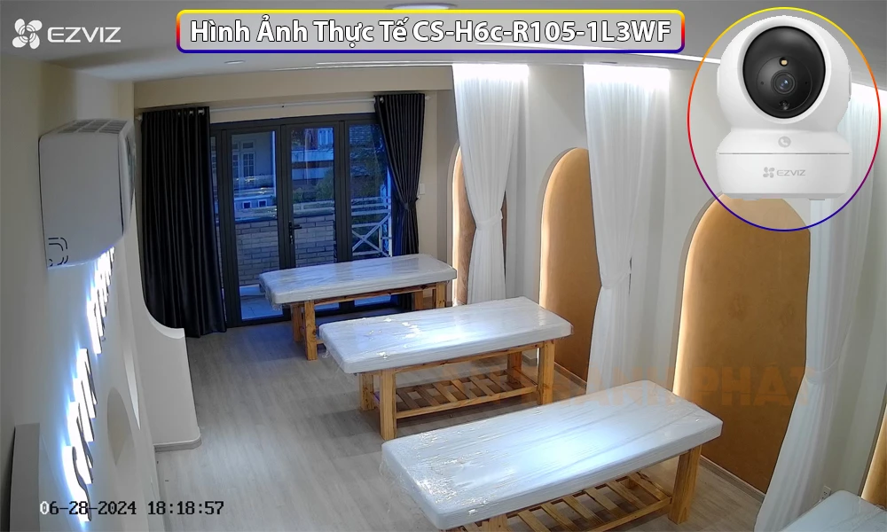 Camera Wifi Ezviz CS-H6c-R105-1L3WF 3.0MP Camera Wifi Ezviz CS-H6c-R105-1L3WF 3.0MP