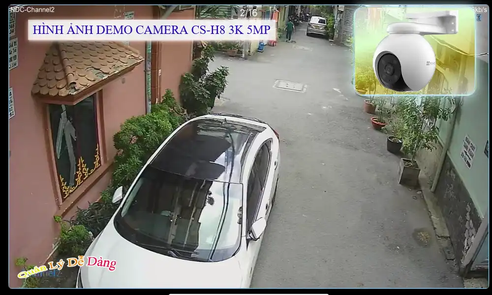 Camera quan sát CS-H8 3K 5MP thêm Màu sắt trong sáng 5.0 MP Công nghệ giám sát ban đêm Hồng Ngoại 30m tích hợp chức năng cao cấp Có Đèn Còi Báo Động trang bị xem ban đêm thông minh Hồng Ngoại Smart IR sáng đẹp hơn Progressive Scan CMOS Hổ Trợ Thẻ Nhớ Tích hợp công nghệ IP Wifi hình trung thực Camera An Ninh Khu phố Ip67 360 Chức năng thông minh với Hồng Ngoại Smart IR Hồng Ngoại Smart IR