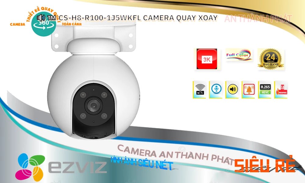 CS-H8-R100-1J5WKFL Camera 360 Ngoài Trời