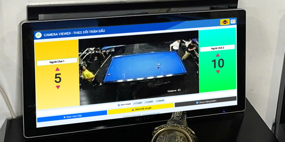 Camera Check Var Billiards Trên Bảng Điểm