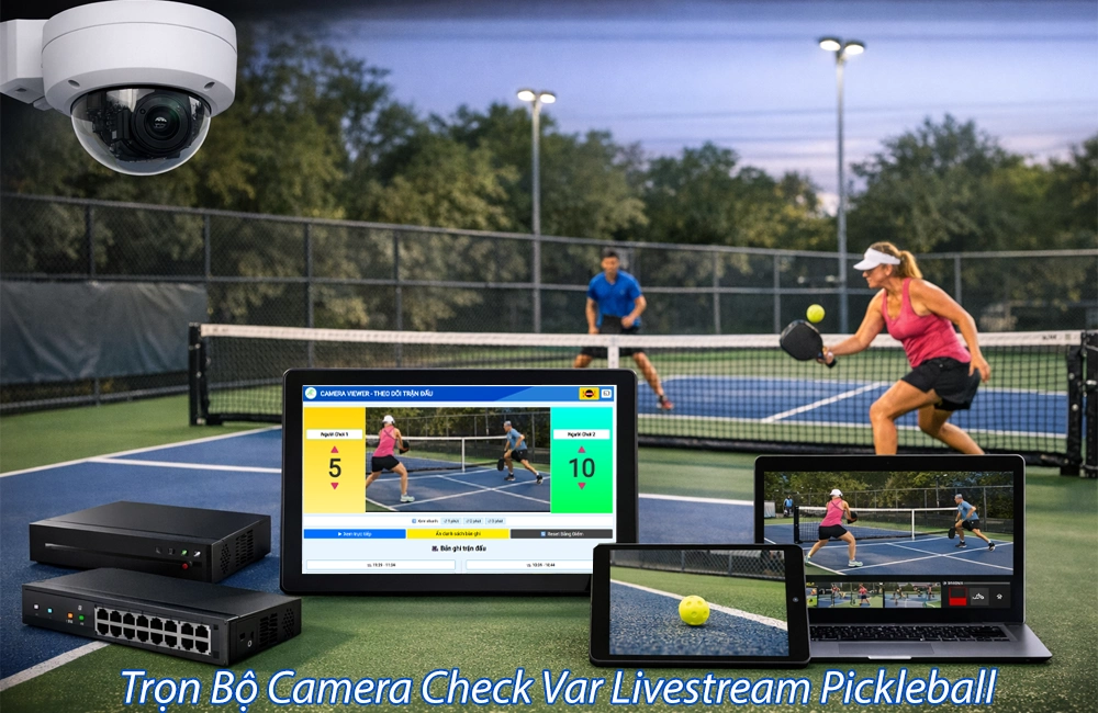 Camera Check Var Pickleball Trên Bảng Điểm
