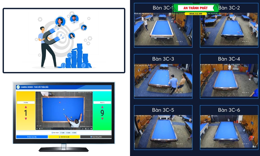Camera Livestream Trực Tiếp Bida