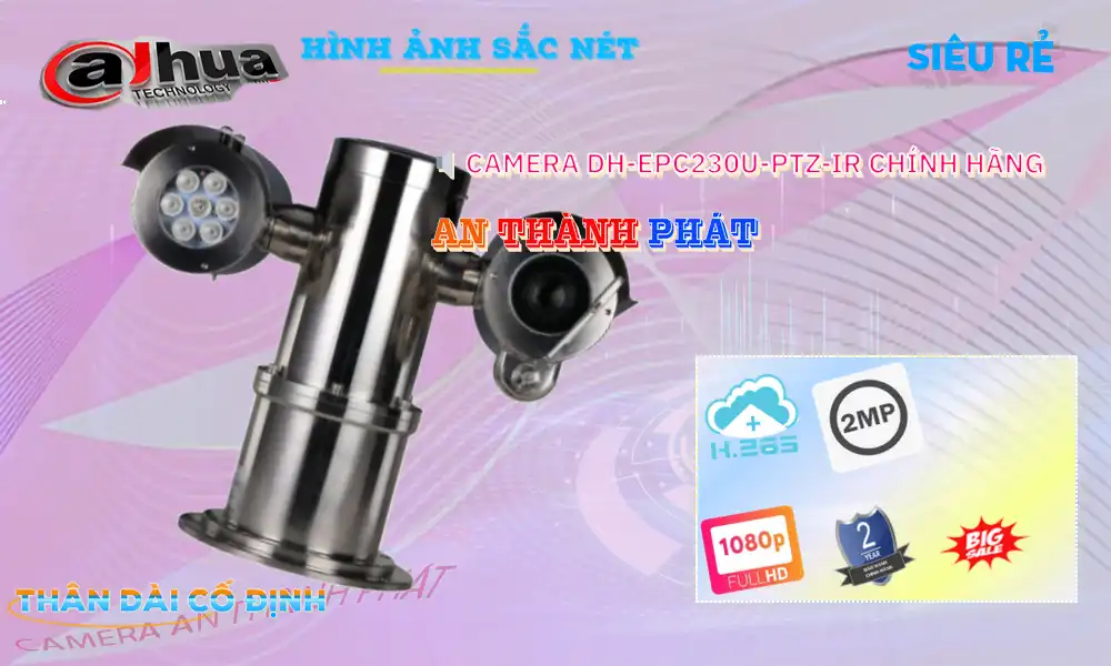 DH-EPC230U-PTZ-IR Camera An Ninh Sắt Nét