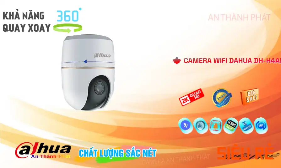 ❂  DH-H4AE Camera  Dahua Thiết kế Đẹp