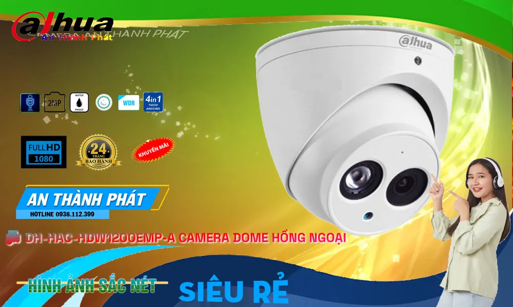 Camera DH-HAC-HDW1200EMP-A Đang giảm giá ✪