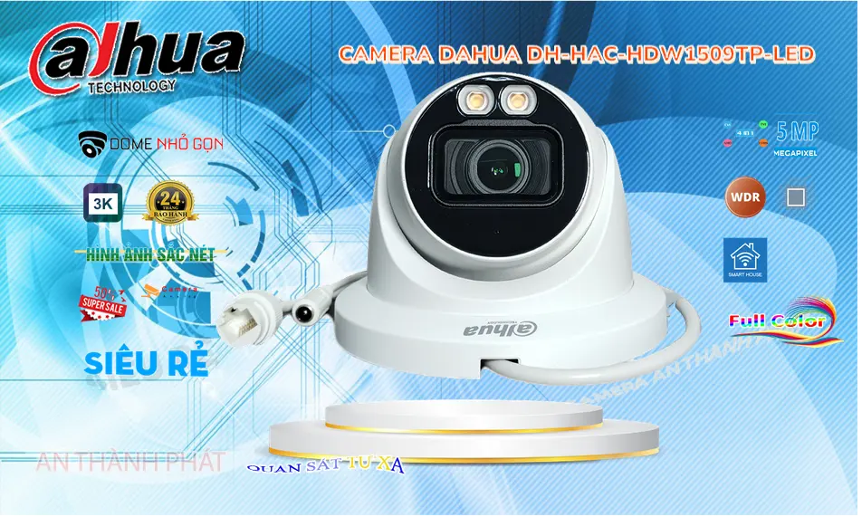 DH-HAC-HDW1509TP-LED Camera Có Màu Ban Đêm 5Mp