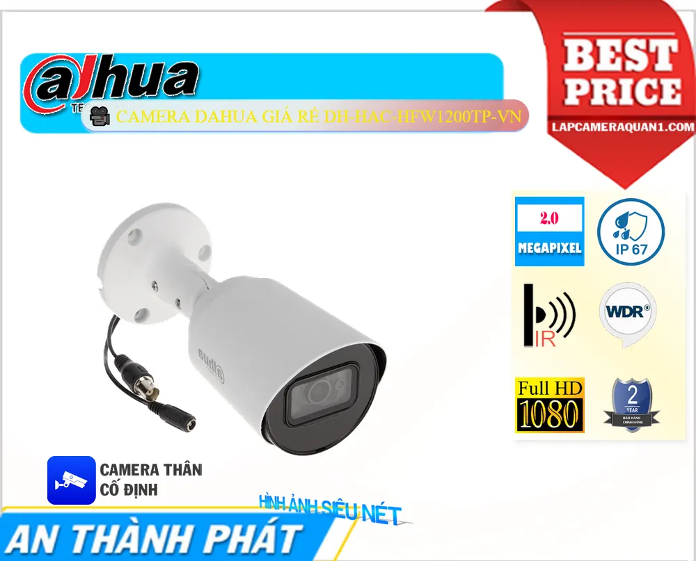 Camera Dahua DH-HAC-HFW1200TP-VN