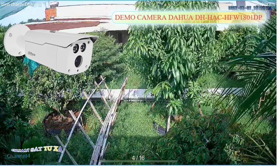 Camera Dahua DH-HAC-HFW1801DP Lắp Ngoài Trời