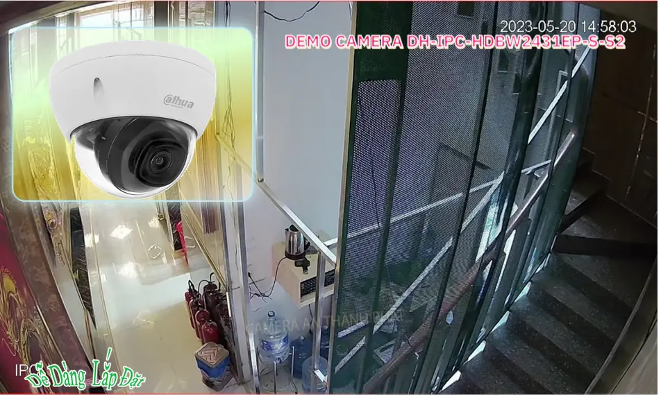 DH-IPC-HDBW2431EP-S-S2 Camera IP POE 4MP