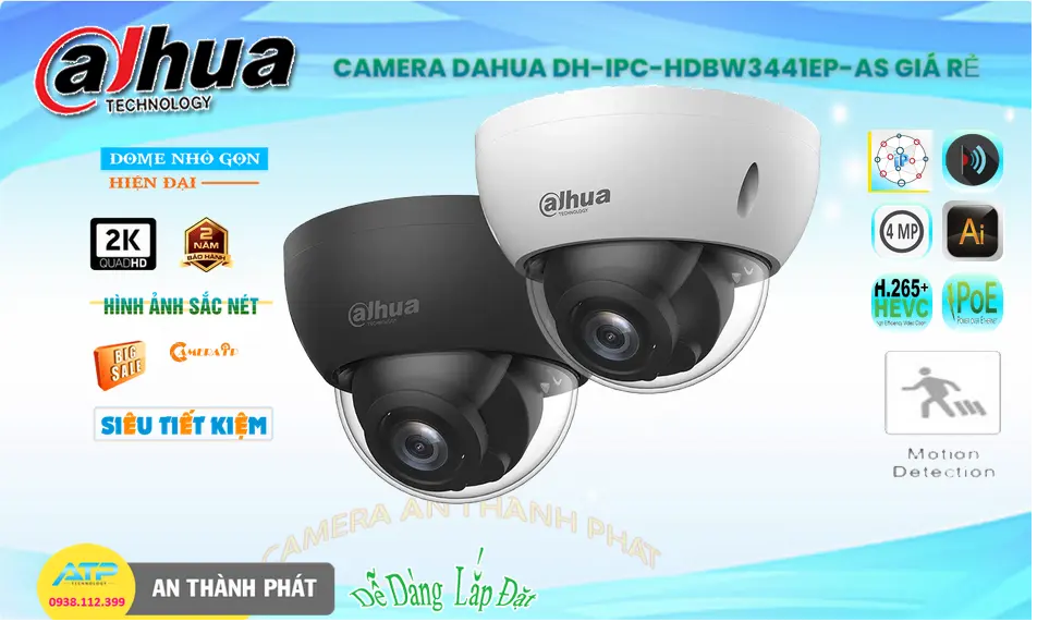 DH-IPC-HDBW3441EP-AS Camera IP Starlight 4MP