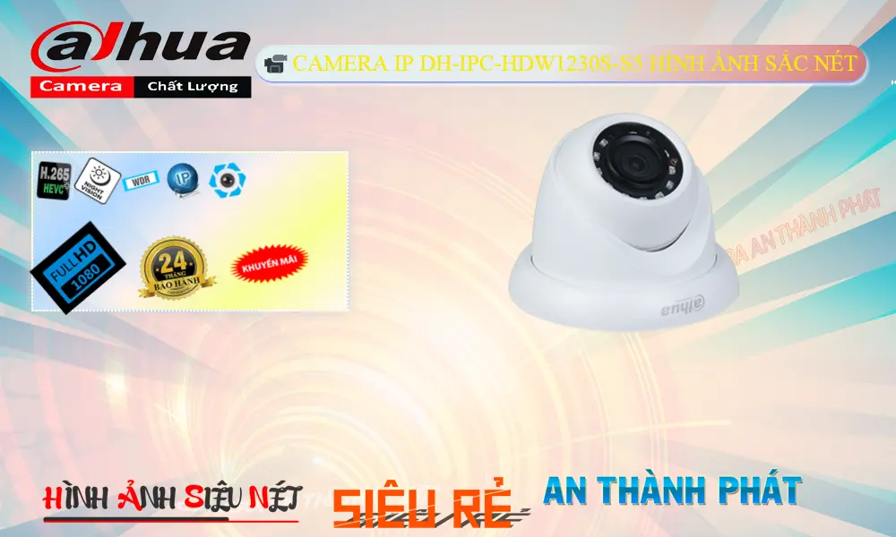 Camera IP Dahua DH-IPC-HDW1230SP-S5 Giá rẻ