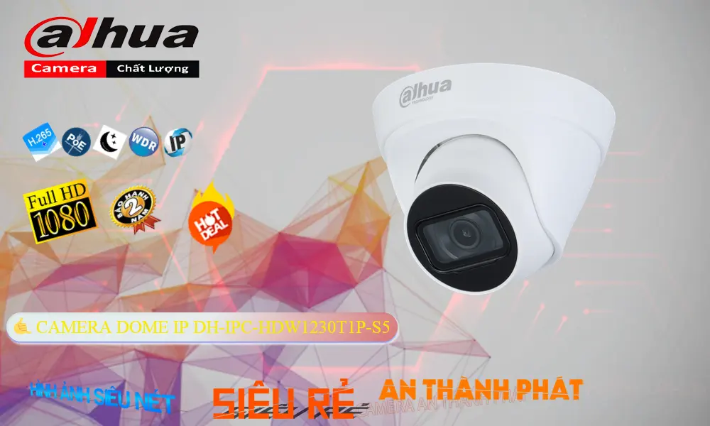 DH-IPC-HDW1230T1P-S5 Camera IP POE Dahua 1080P