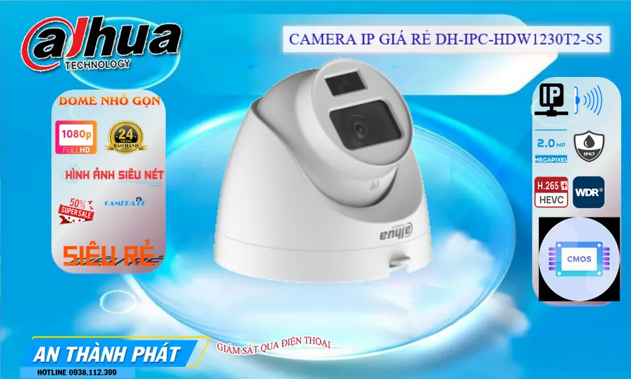 Dahua DH-IPC-HDW1230T2-S5 Giá tốt 👉