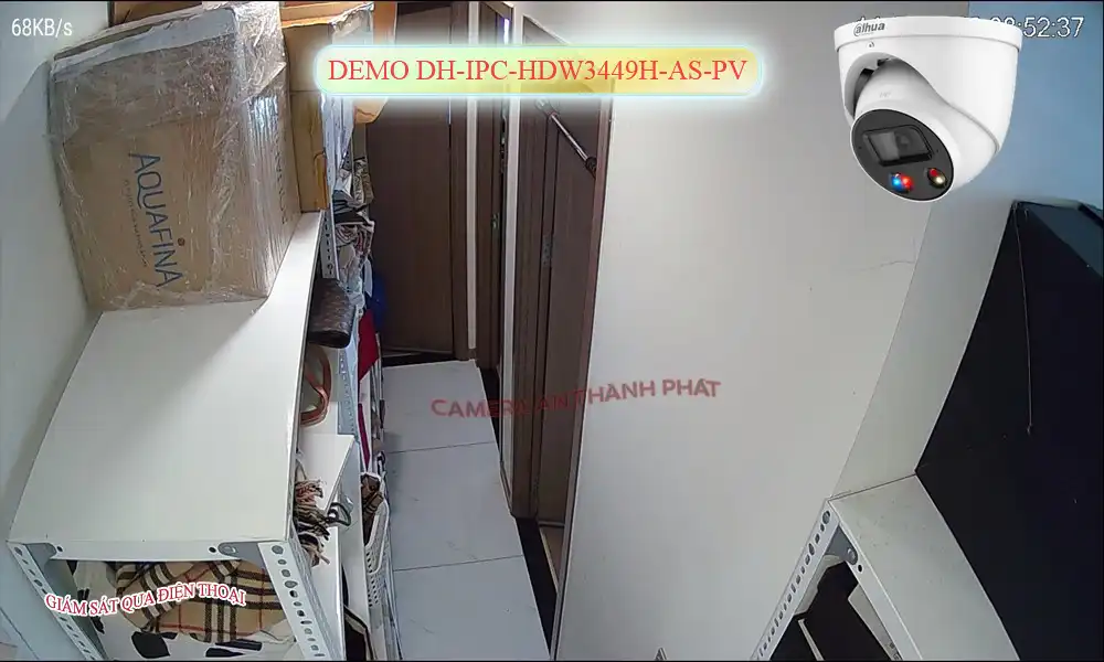 Camera An Ninh  Dahua DH-IPC-HDW3449H-AS-PV Thiết kế Đẹp