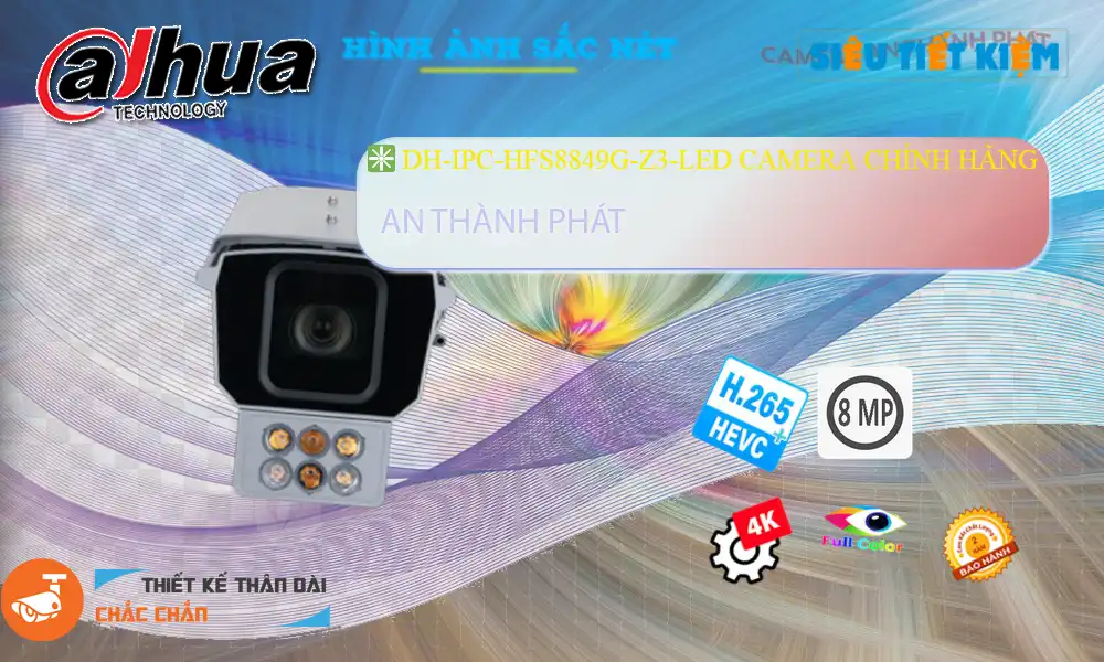 Camera  Dahua Tiết Kiệm DH-IPC-HFS8849G-Z3-LED