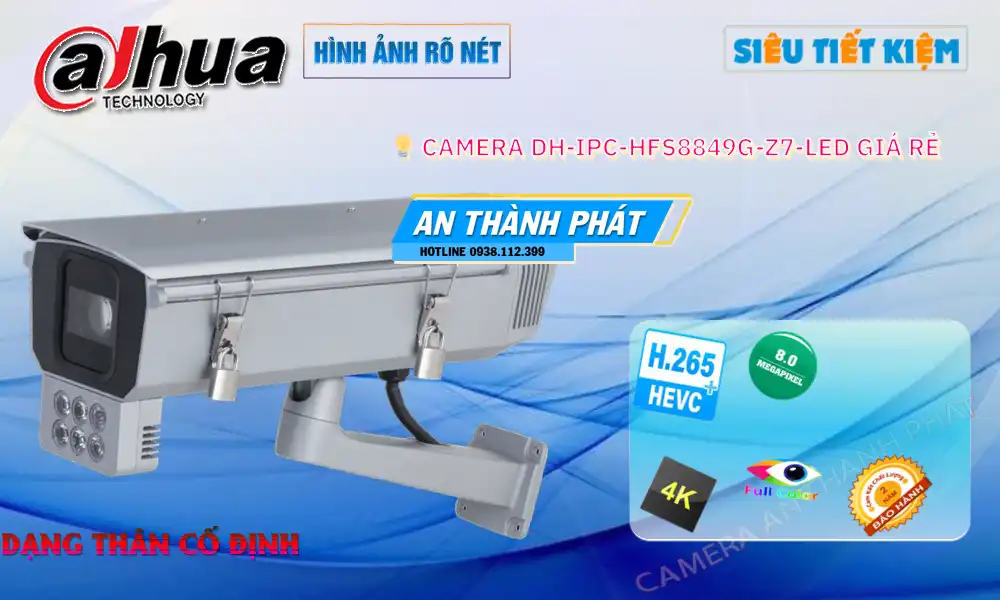 Camera An Ninh  Dahua DH-IPC-HFS8849G-Z7-LED Công Nghệ Mới ✮