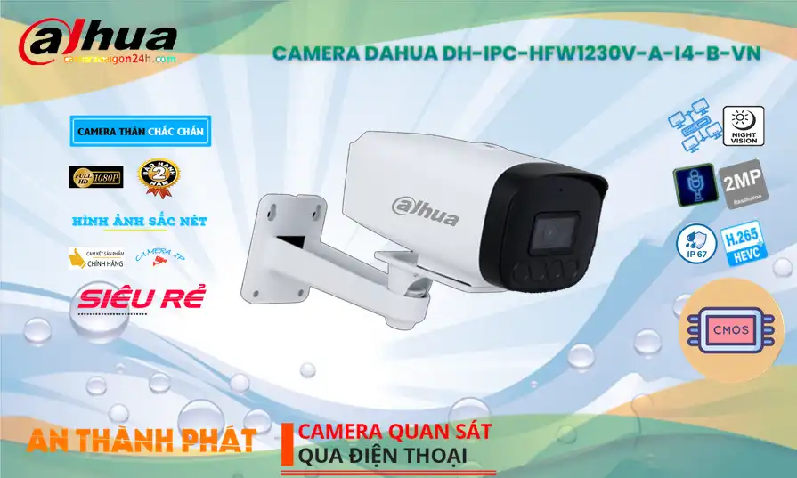 Camera Dahua DH-IPC-HFW1230V-A-I4-B-VN