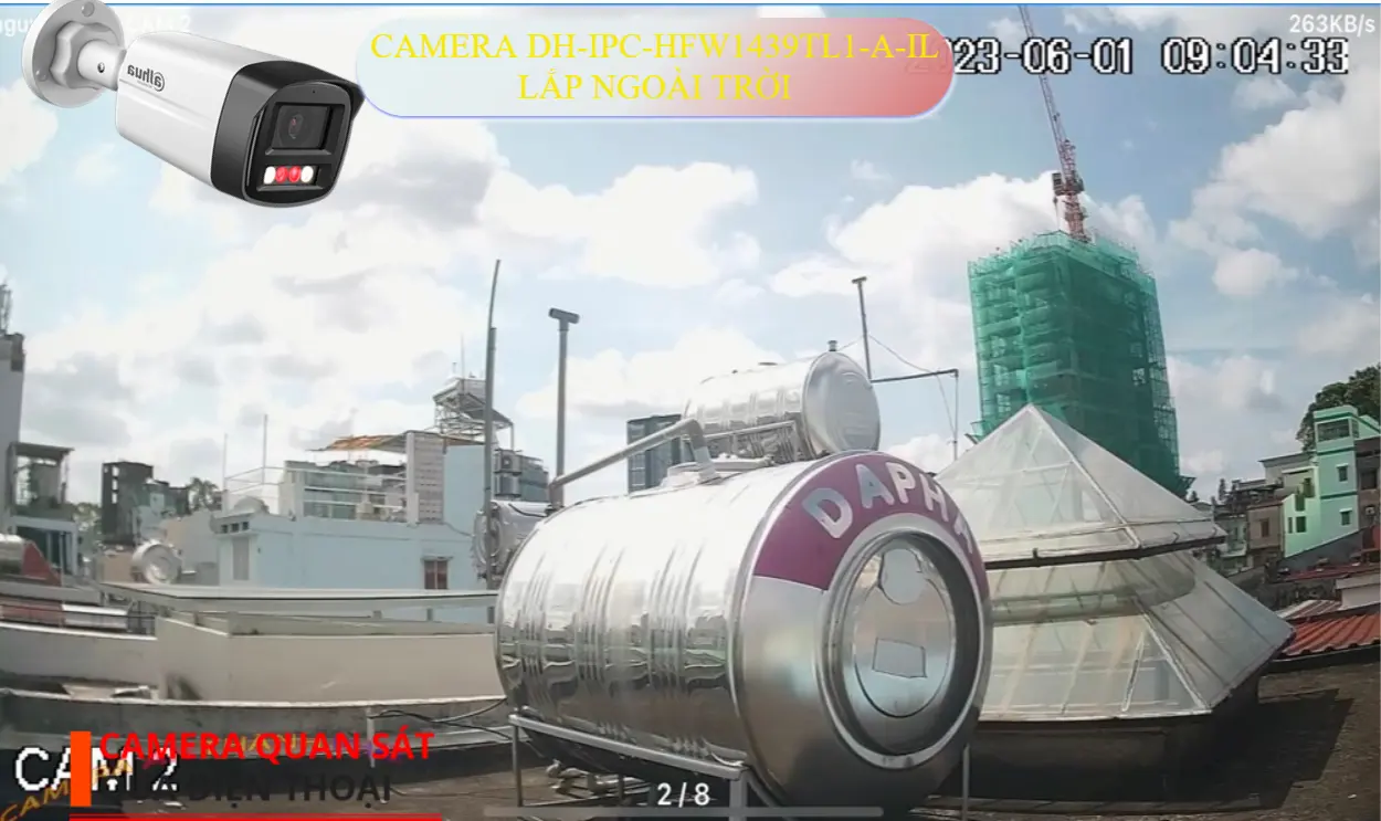 Camera Công Nghệ POE DH-IPC-HFW1439TL1-A-IL Dahua
