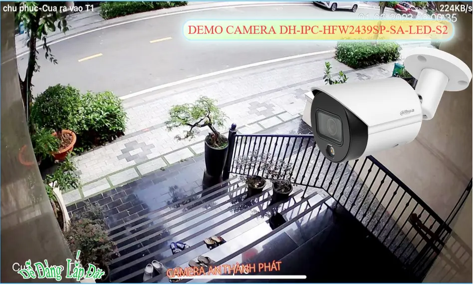 Camera IP Ghi Âm 4MP DH-IPC-HFW2439SP-SA-LED-S2