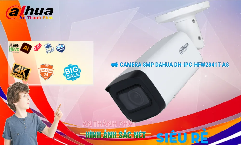 Camera DH-IPC-HFW2841T-AS Dahua Với giá cạnh tranh