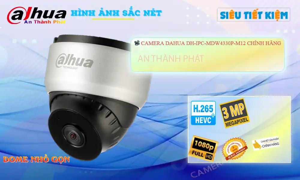Camera DH-IPC-MDW4330P-M12 Thiết kế Đẹp ❇
