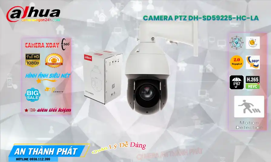 Camera DH-SD59225-HC-LA  Dahua Thiết kế Đẹp