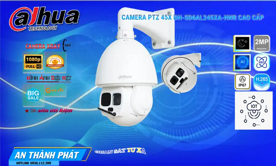 Camera  Dahua Giá rẻ DH-SD6AL245XA-HNR