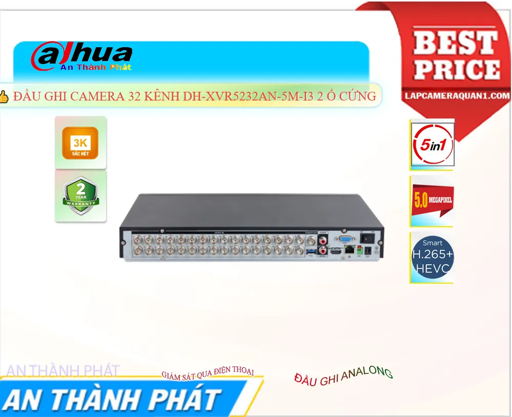 DH-XVR5232AN-5M-I3 Đầu Ghi Hình Giá rẻ ➤ DH-XVR5232AN-5M-I3 Đầu Ghi Hình Giá rẻ ➤