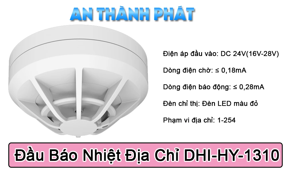 Đầu Báo Nhiệt Địa Chỉ DHI-HY-1310 Đầu Báo Nhiệt Địa Chỉ DHI-HY-1310