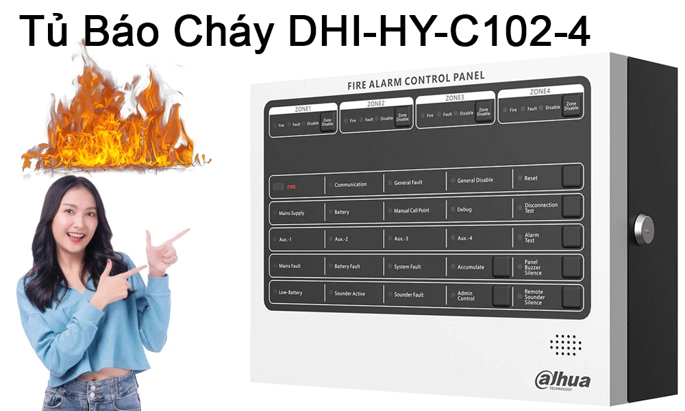 DHI-HY-C102-4 tủ báo cháy số một của dahua