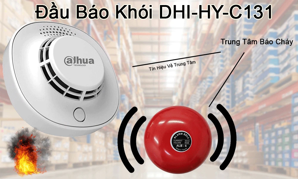 Đầu Báo Khói 4 Dây DHI-HY-C133