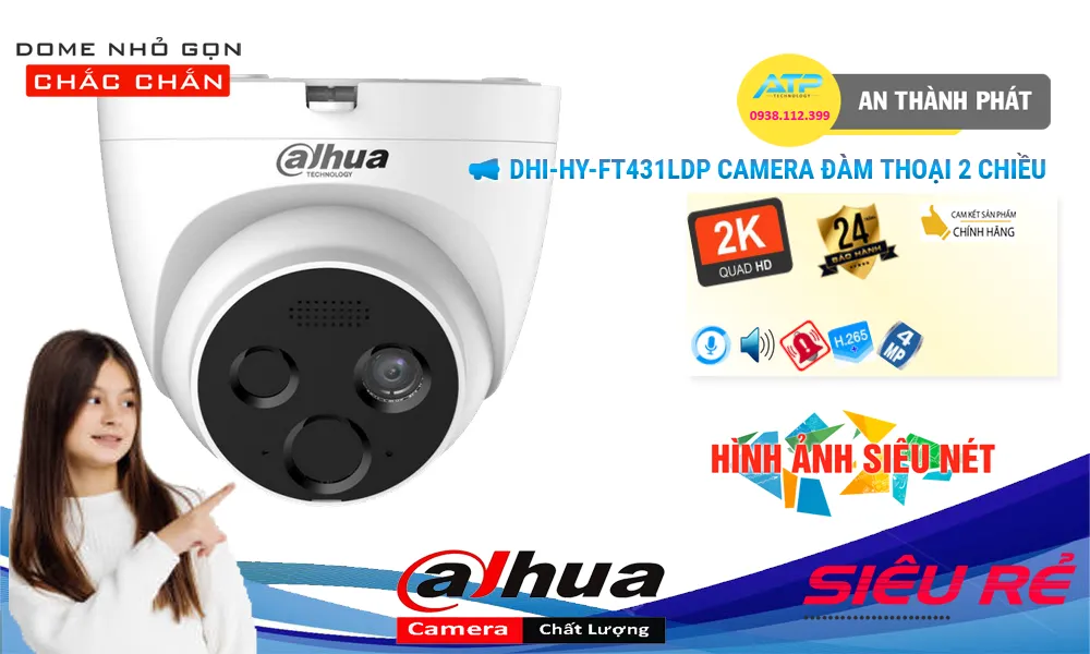 Camera IP Dahua DHI-HY-FT431LDP