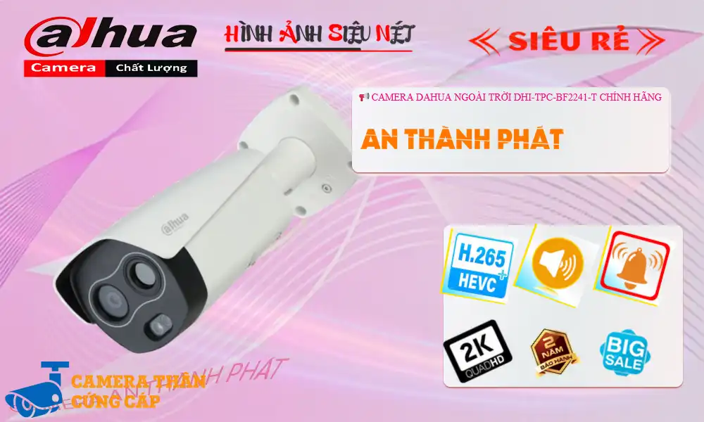✨ DHI-TPC-BF2241-T Camera  Dahua Giá rẻ