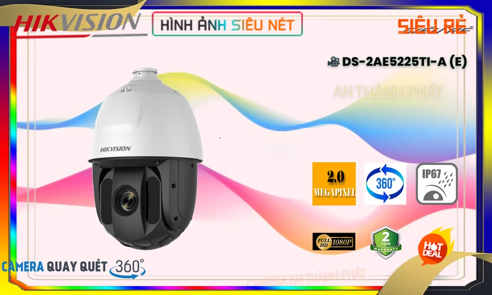 Camera  Hikvision Thiết kế Đẹp DS-2AE5225TI-A(E)
